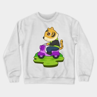 Tiger Motorcycle Crewneck Sweatshirt